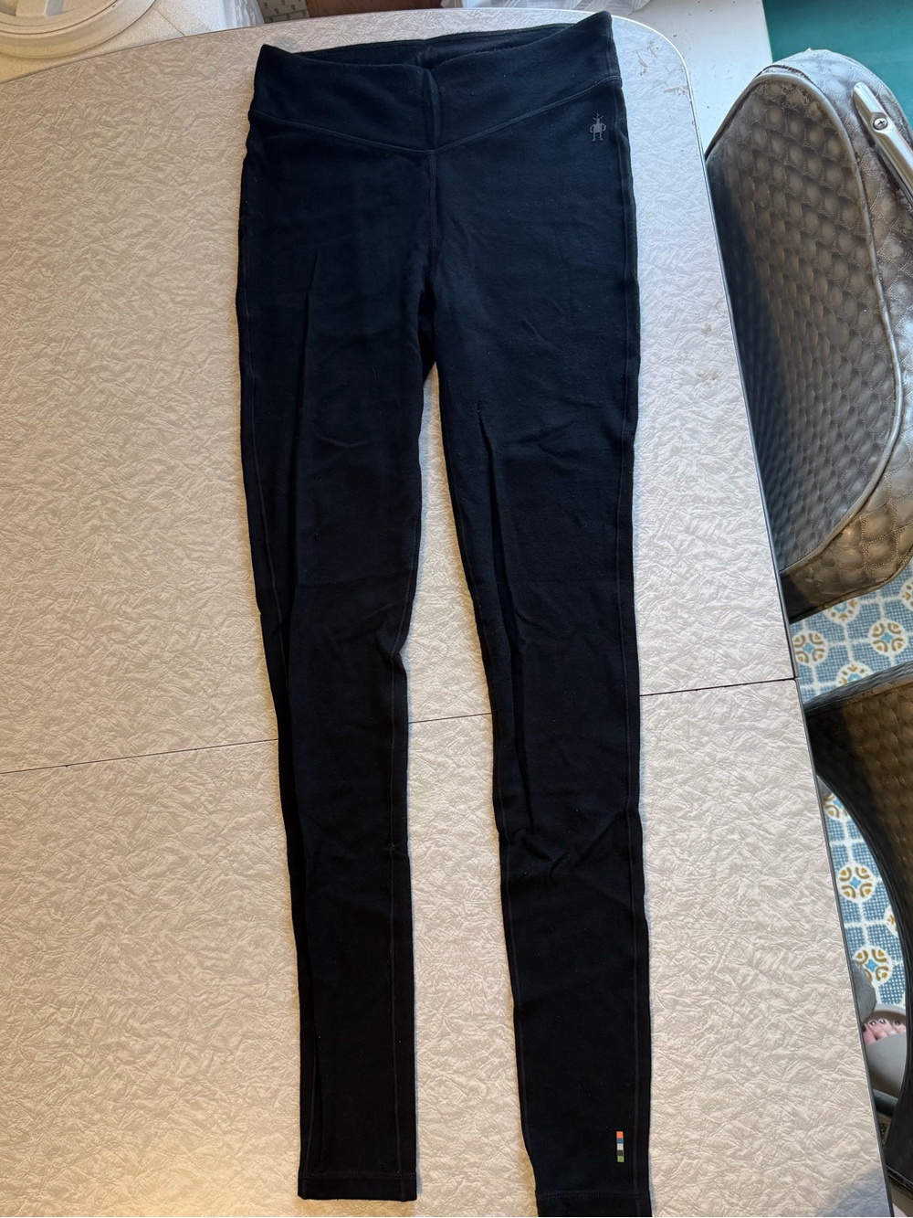 Smartwool 100% merino wool black leggings
